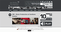 Desktop Screenshot of omegataupodcast.net